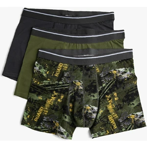 Pamuklu Basic 3'lü Boxer Seti