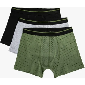 Pamuklu 3'lü Paket Basic Boxer
