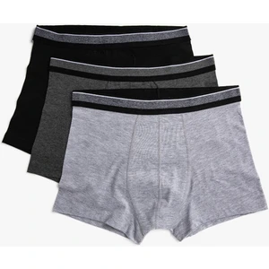 Erkek Basic 3'lü Boxer Seti