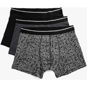 Erkek Pamuklu 3'lü Basic Boxer