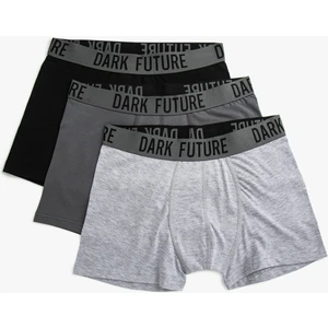 Koton Pamuklu 3'lü Set Basic Boxer