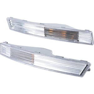 Ön Tampon Yan Dönüş Sinyali Göstergesi Işık Kapağı Vw Volkswagen Passat B6 2006-2010 Sedan Vagon Modeli 3CD953041A 3CD953042A 1 Çift (Yurt Dışından)