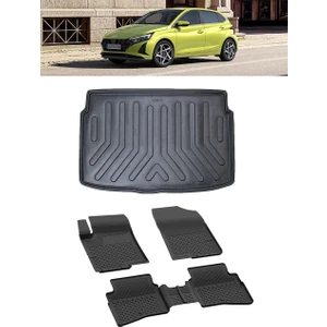 Hyundai I20 2021 Sonrası Jump-Style-Elite 4.5d Paspas Rizline Bagaj Havuzu