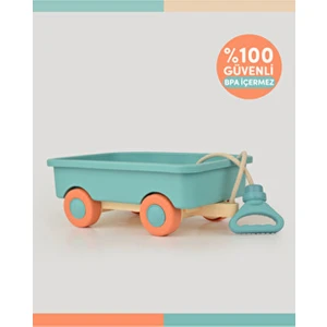 Let's Be Child Turkuaz İlk Vagonum Kumandasız Oyuncak Araba 38,5x11,5x32,5 cm Eğlenceli ve Güvenli Oyun