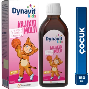 Kids Arjikid Multi Şurup 150 mL - L-Arjinin, B Vitaminleri, D Vitamini, Folik Asit, Çinko