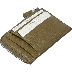 Yeşil Hakiki Deri Unisex Kredi Kartlık - S1KK00000265-T7N