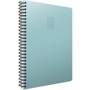 Gıpta 2026 Spiralli Günlük Ajanda Sert Kapak 17X24 cm  407-SEK Pastel Yeşil