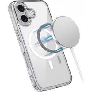 iPhone 17 Için Uyumlu Magsafe Özellikli Şeffaf Kılıf