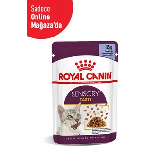 Sensory Tat Duyusu için Sos İçerisinde Yaş Kedi Maması 85g
