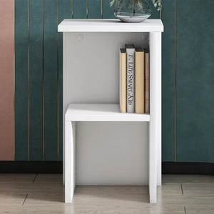 İnarch Dizayn Roisin Modern Çok Amaçlı Komodin & Yan Sehpa - Beyaz