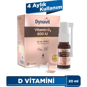 Vitamin D3 600 IU 20 mL Sprey - D3 Vitamini