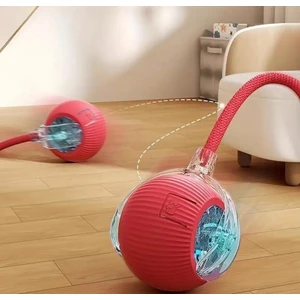 Otomatik Hareketli Top Kedi Oyuncağı USB Şarjlı Akıllı Oyun Topu Hızlı Yuvarlanan Kuyruklu Oyuncak