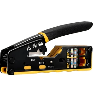 Yeni Nesil 2025 Ez Pense RJ45 Sıkma Aracı Cat5/cat6/cat7 Pense Kesici RJ11 RJ12 8P8C6P Crimper Profesyonel Pense