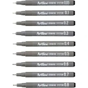 Drawing System Teknik Çizim Kalemi 9'lu