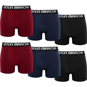 Boun Marche Erkek Boxer Likralı Premıum 6'lı Kutu Falcon