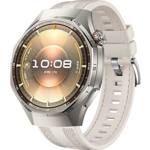 Huawei Watch Gt6 Pro 46MM ile Uyumlu Metal Tokalı Dikiş Detaylı Şık Dokuma Silikon Kordon