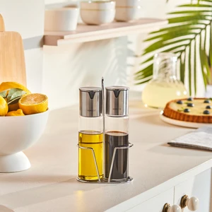 Ripple Standlı Yağlık ve Sirkelik 1 Lt Inox