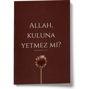 Allah Kuluna Yetmez Mi? Mini Defter