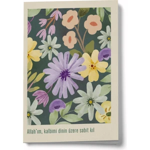 Allah'ım Kalbimi Dinin Üzerine Sabit Kıl Mini Defter