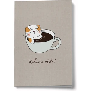 Kahvesiz Asla Mini Defter