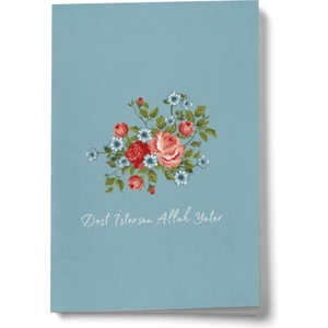Dost Istersen Allah Yeter Mini Defter
