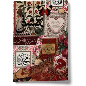 Kolaj Serisi 18 - Rızkımız Göktedir Mini Defter