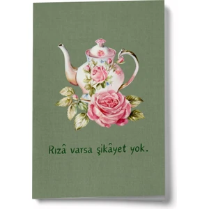 Rıza Varsa Şikayet Yok Mini Defter