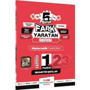 Etkili Matematik Yayınları 5. Sınıf Geometrik Şekiller Fark Yaratan Fasikül 1 2026