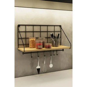 Duvar Rafı Metal Duvar Rafı Modern Askı ve Kanca