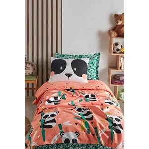 Enlora Home Pembe Doğal Pike Baskılı Tek Kişilik Yatak Takımı 160x235 cm