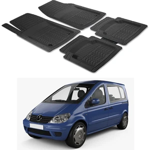 Oto Pandami Mercedes Vaneo W414 2001 - 2005 Uyumlu Paspas Seti PP114A1