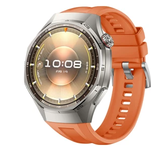 Huawei Watch Gt6 Pro 46MM Ile Tam Uyumlu Kordon Metal Tokalı Yumuşak Silikon Kordon Kayış