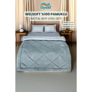 Welsoft Akfil Battal Boy Uyku Seti 220X240