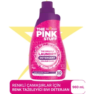 Renkli Çamaşırlar Için Sıvı Deterjan/ Canlı Renkler/ 7 Gün Tazelik/ 30 Yıkama /960ML