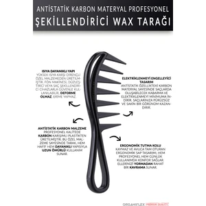 Geniş Aralıklı Profesyonel Wax Tarağı