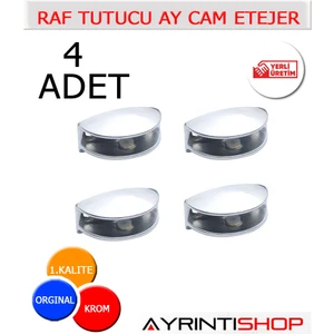 Raf Tutucu Oval Etejer 4 adet