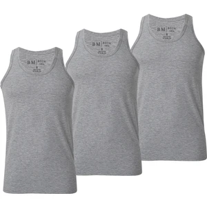 Boun Marche Erkek Atlet Premium 3'lü Kutu %100 Pamuk