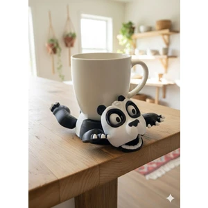 Hareketli Panda Bardak Altlığı | Kupa Altlığı
