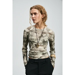 Paola Kadın Bluz Gri