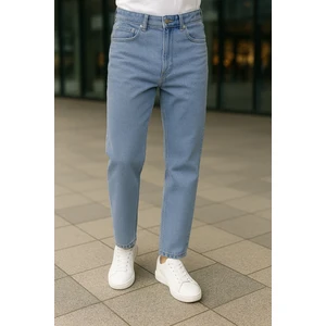 CEDY DENIMDar Paça Erkek Yüksek Bel Kot Pantolon - Salaş Mom Jean C333