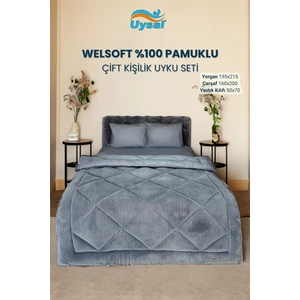 Welsoft Akfil Çift Kişilik Uyku Seti 195X215