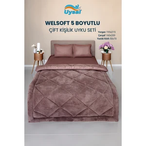 Welsoft Akfil Çift Kişilik Uyku Seti 195X215
