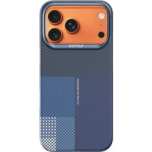 iPhone 17 Pro Max Uyumlu Kılıf M-Safe Şarjlı Aramid Skin Transform Serisi Kapak Mavi