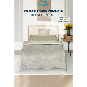 Welsoft Akfil Tek Kişilik Uyku Seti