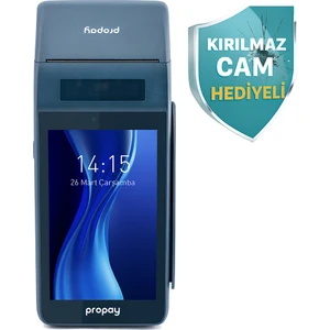 P1000 Ecr Android Yazarkasa Pos 4g ve Wifi (Kurulup Kargoya Verilir)Koruyucu Cam Hediy