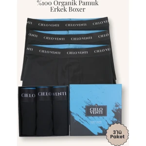 Must Have | 3'lü Organik Pamuk Erkek Boxer