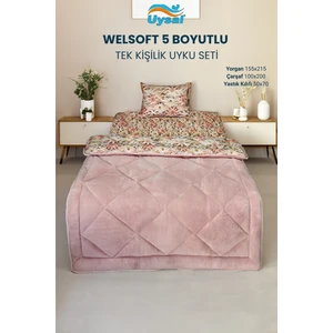 Welsoft 5 Boyutlu Tek Kişilik Uyku Seti