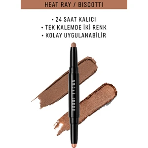 Çift Taraflı Long-Wear Cream Shadow Stick Kalem Far - Heat Ray/biscotti