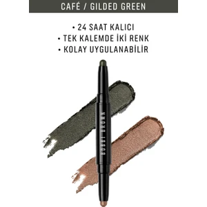 Çift Taraflı Long-Wear Cream Shadow Stick Kalem Far - Café/gilded Green