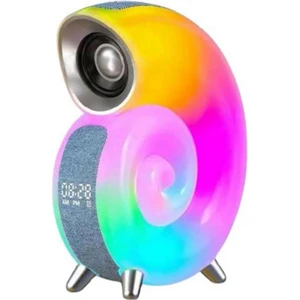 Conch N63 Salyangoz Rgb Işıklı Bluetooh Hoparlör Gece Lambası Özellikli
